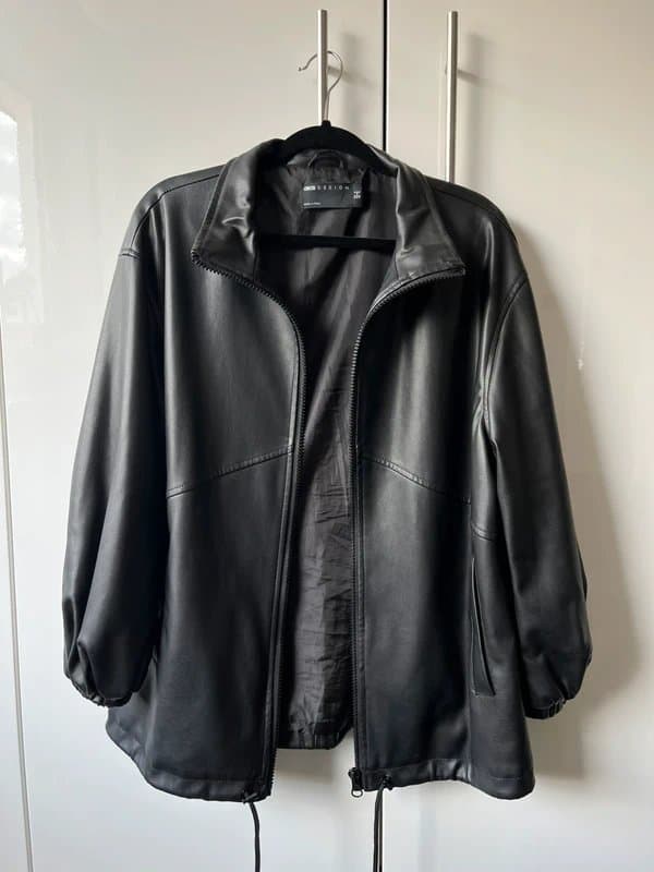 ASOS Design ASOS faux leather bomber jacket