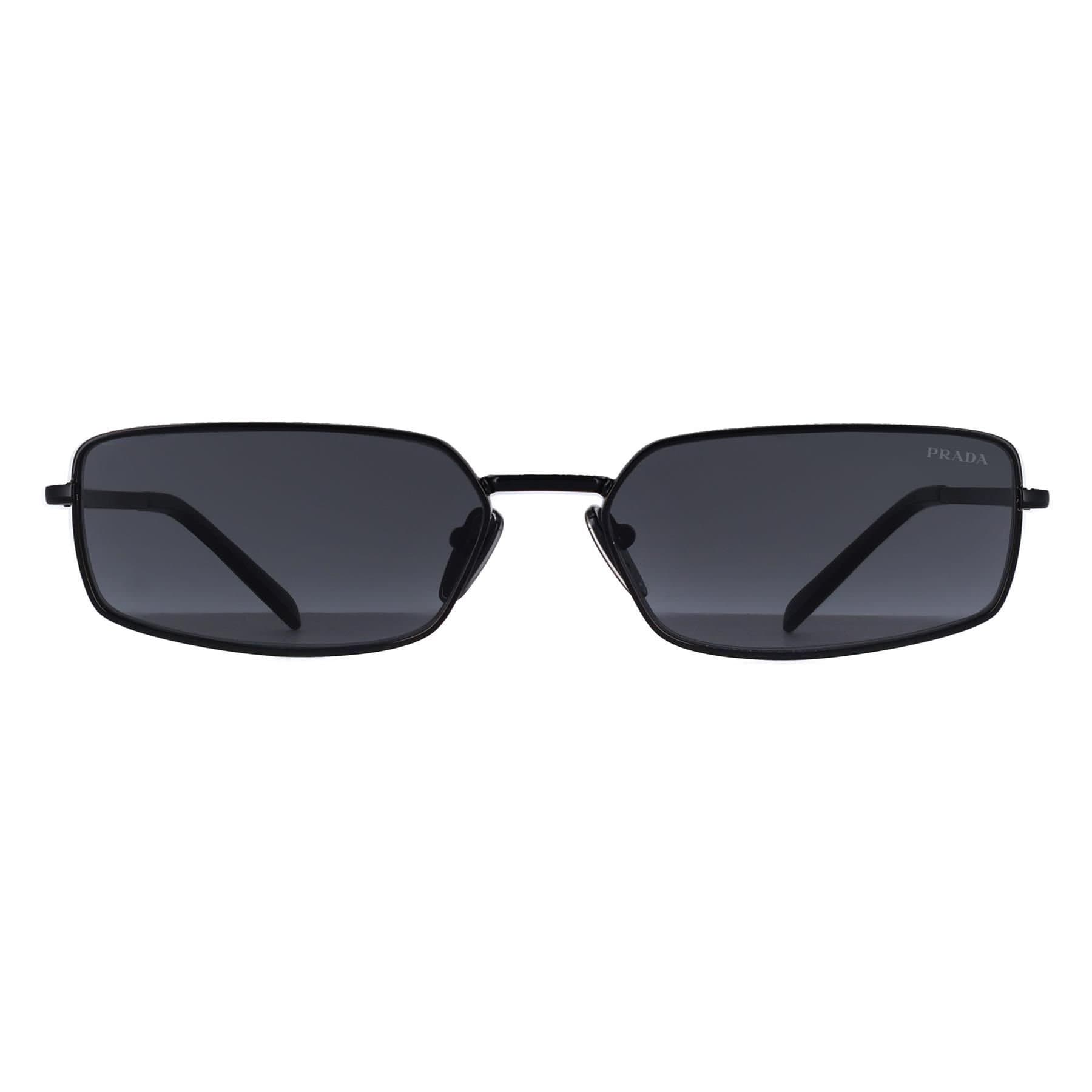 Prada Prada Women's Rectangle Black Dark Grey PRA60S