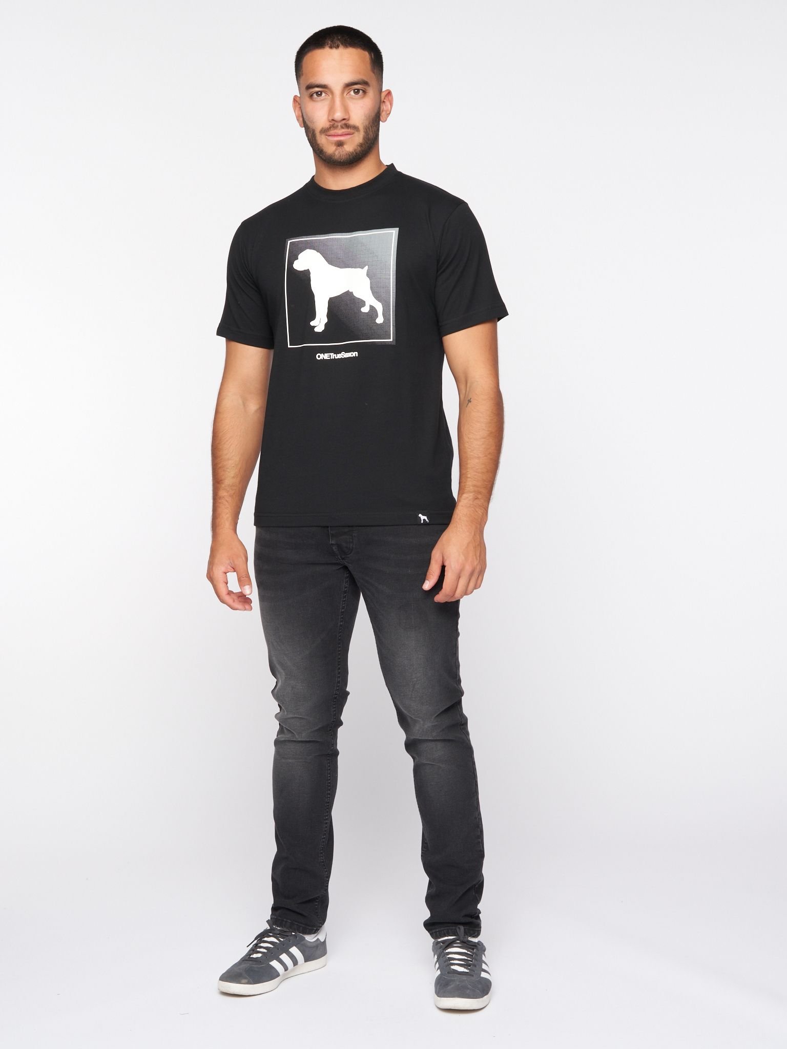 One True Saxon One True Saxon Men's Braice T-Shirt in Black - 3