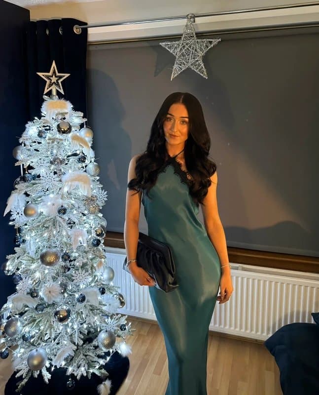 ASOS ASOS lace halter dress