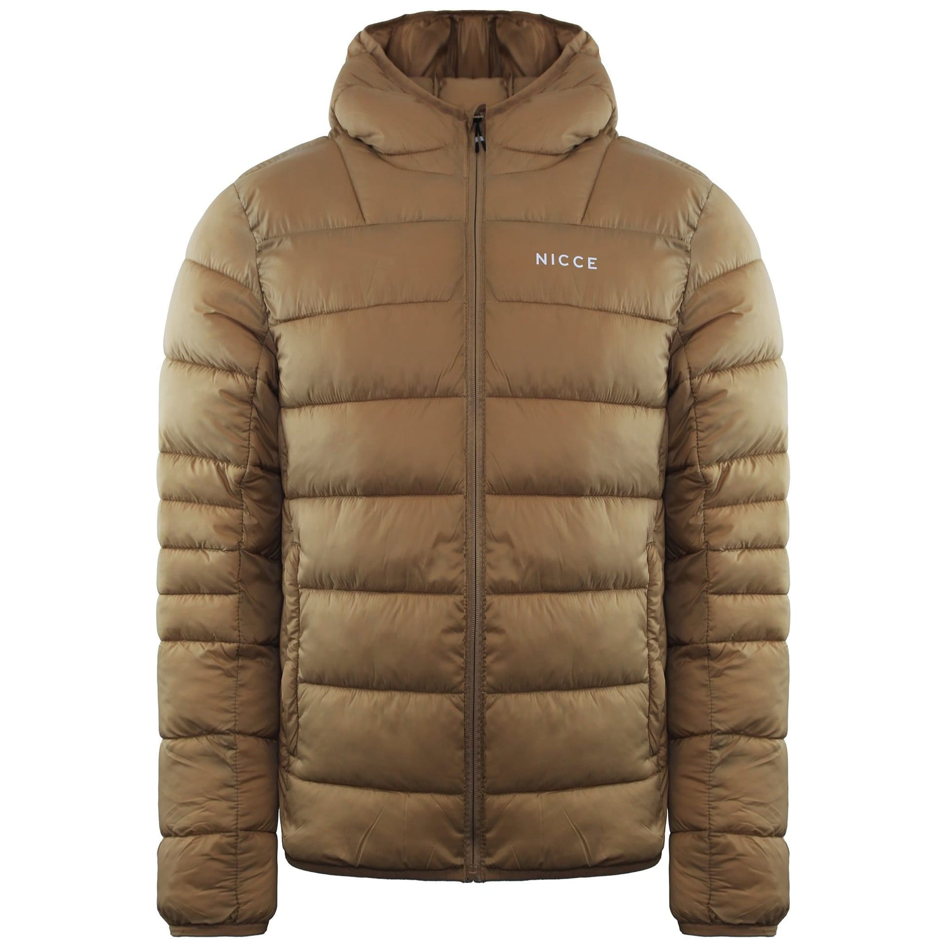 Nicce Men's Brown Padded Jacket