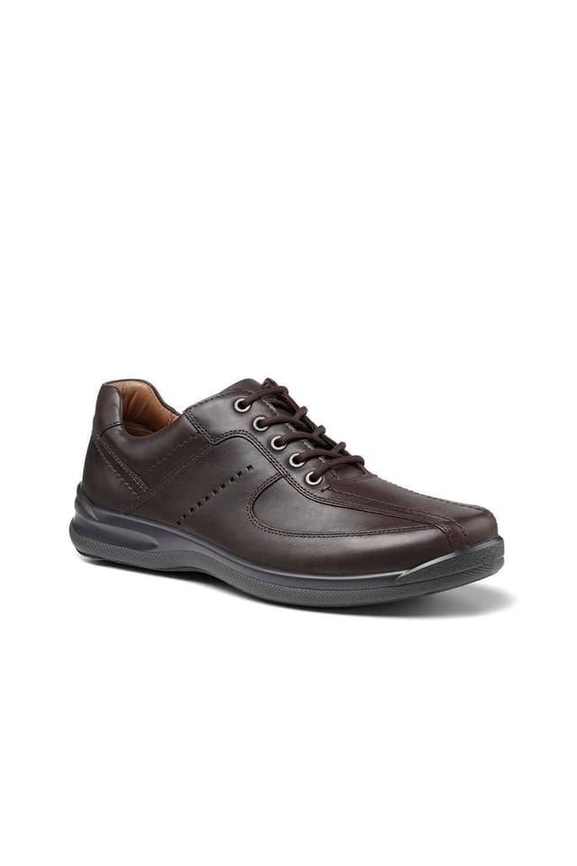 Hotter Hotter Men's 'Lance' Lace-Up Shoe in Dark Brown - 2