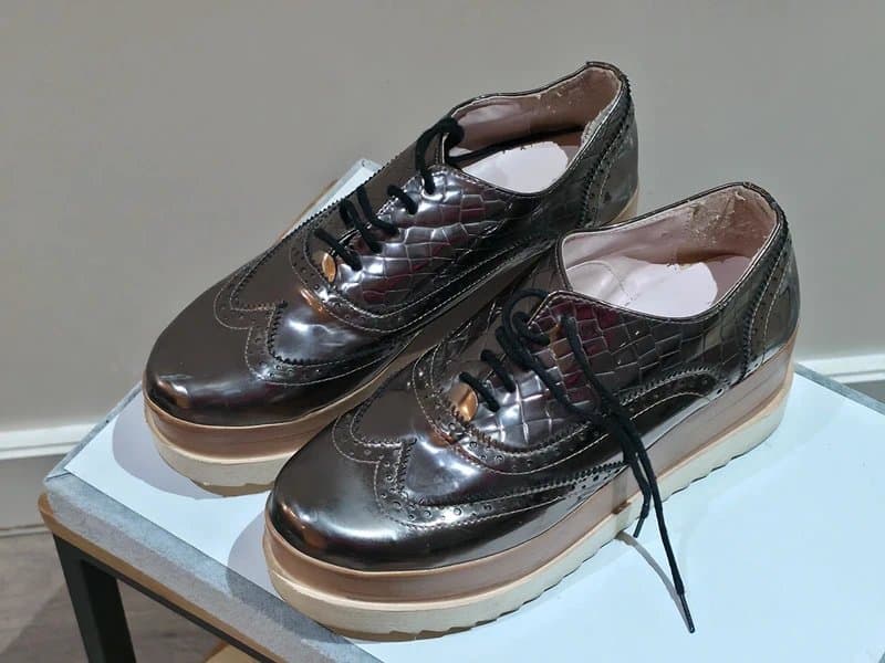 Bershka Berska Womens Platform Shoes Size uk 5 /eu 38