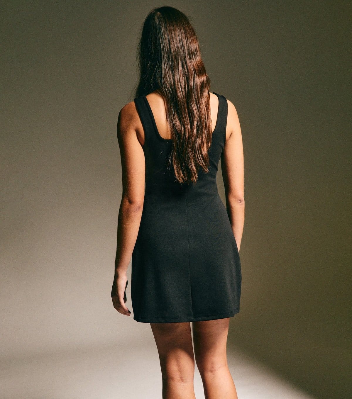 New Look Women's Black Diamanté Flower Square Neck Mini Dress New Look - 4