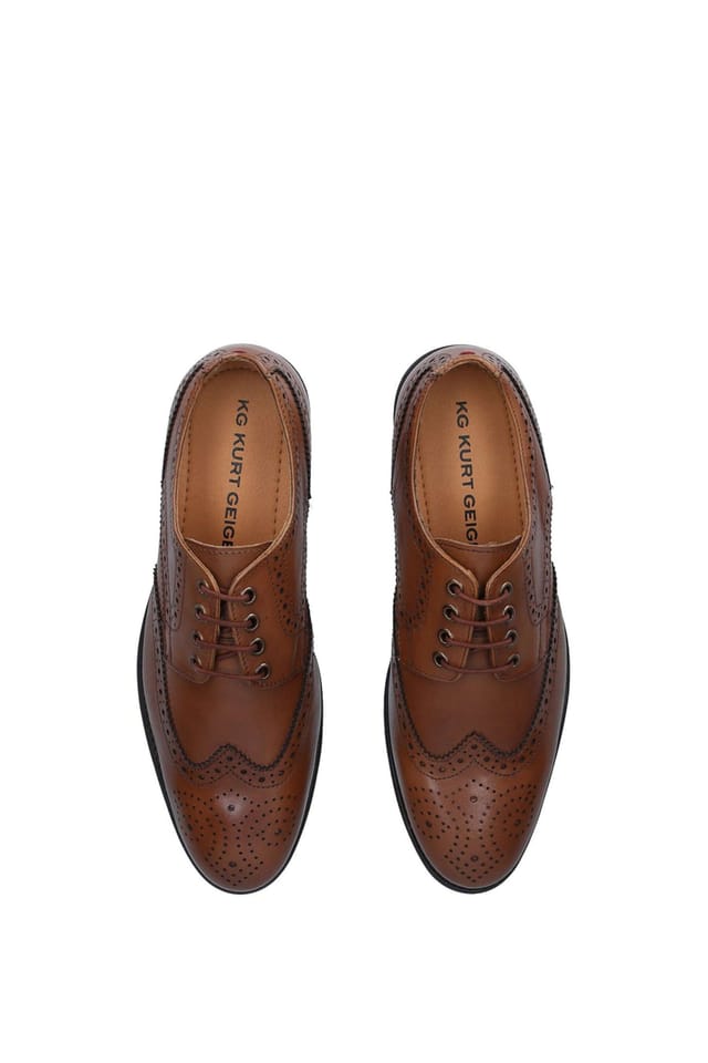 KG Kurt Geiger KG Kurt Geiger Men's 'Connor' Leather Shoes in Tan - 2