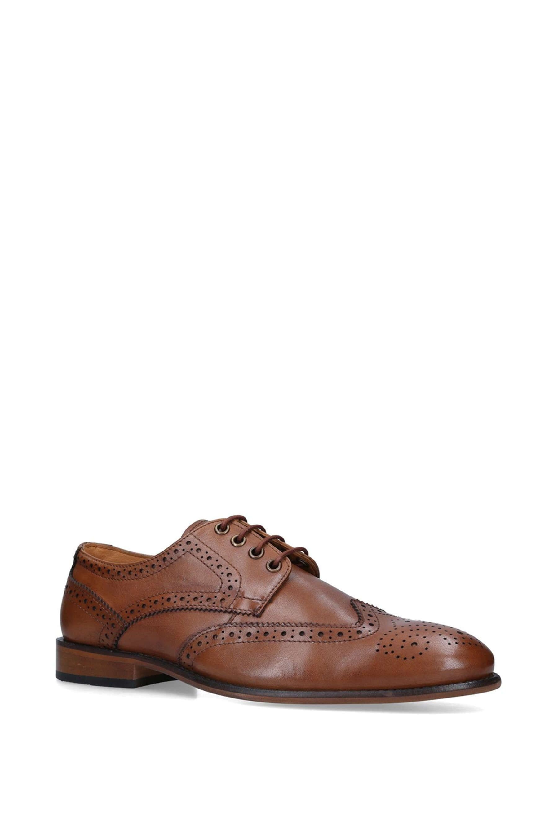 KG Kurt Geiger KG Kurt Geiger Men's 'Connor' Leather Shoes in Tan - 4