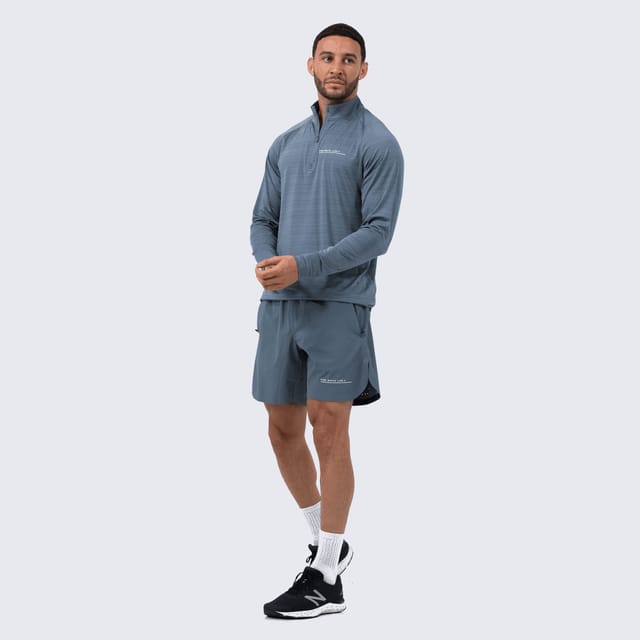 Fine White Line Fine White Line Men's Comet 1/4 Zip Jacket in Blue - 3
