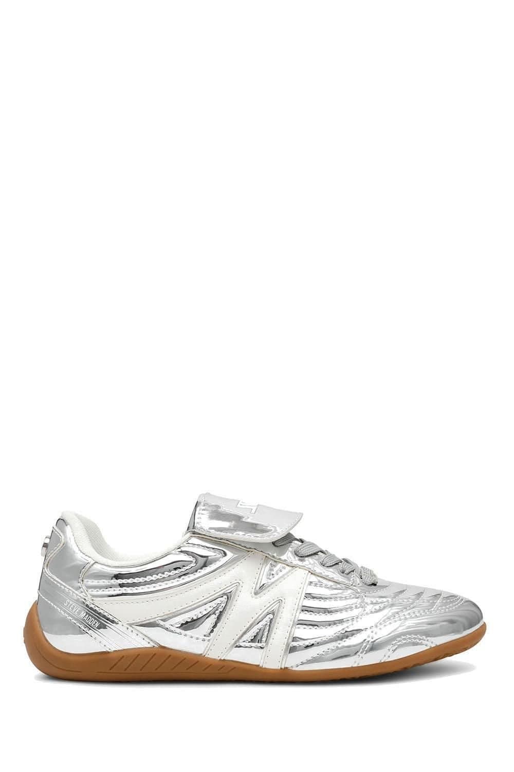 Steve Madden STEVE MADDEN Women's 'Freekick E 751' Trainers in Silver