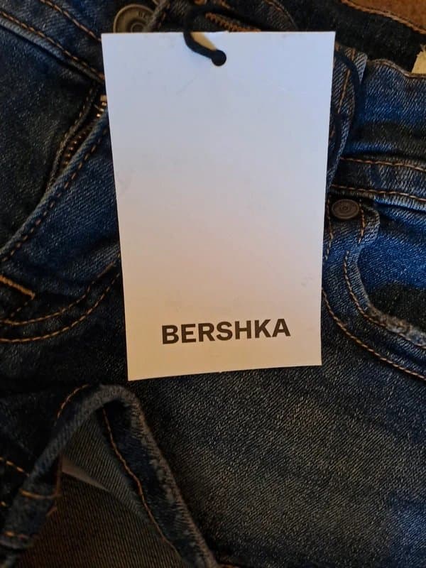 Bershka Bershka denim mini shorts