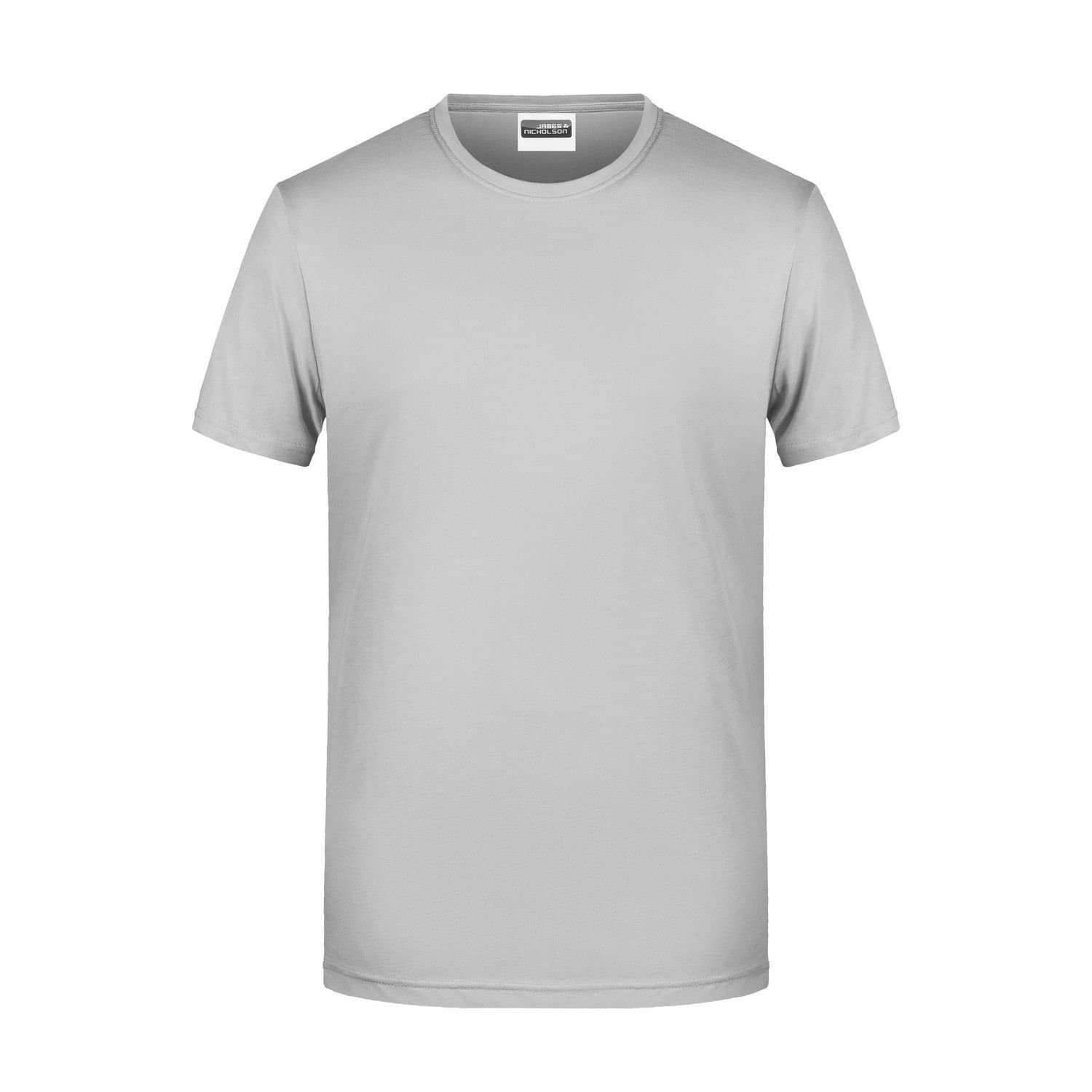 James and Nicholson James and Nicholson Men's Basic T-Shirt in Light Grey