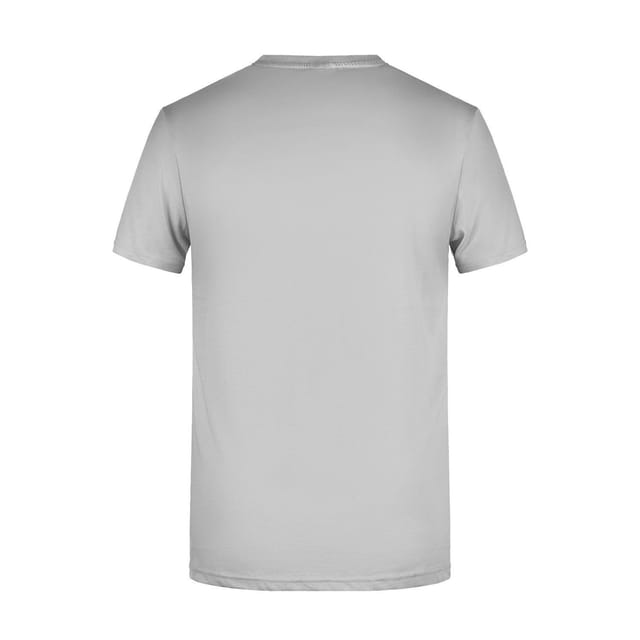 James and Nicholson James and Nicholson Men's Basic T-Shirt in Light Grey - 2
