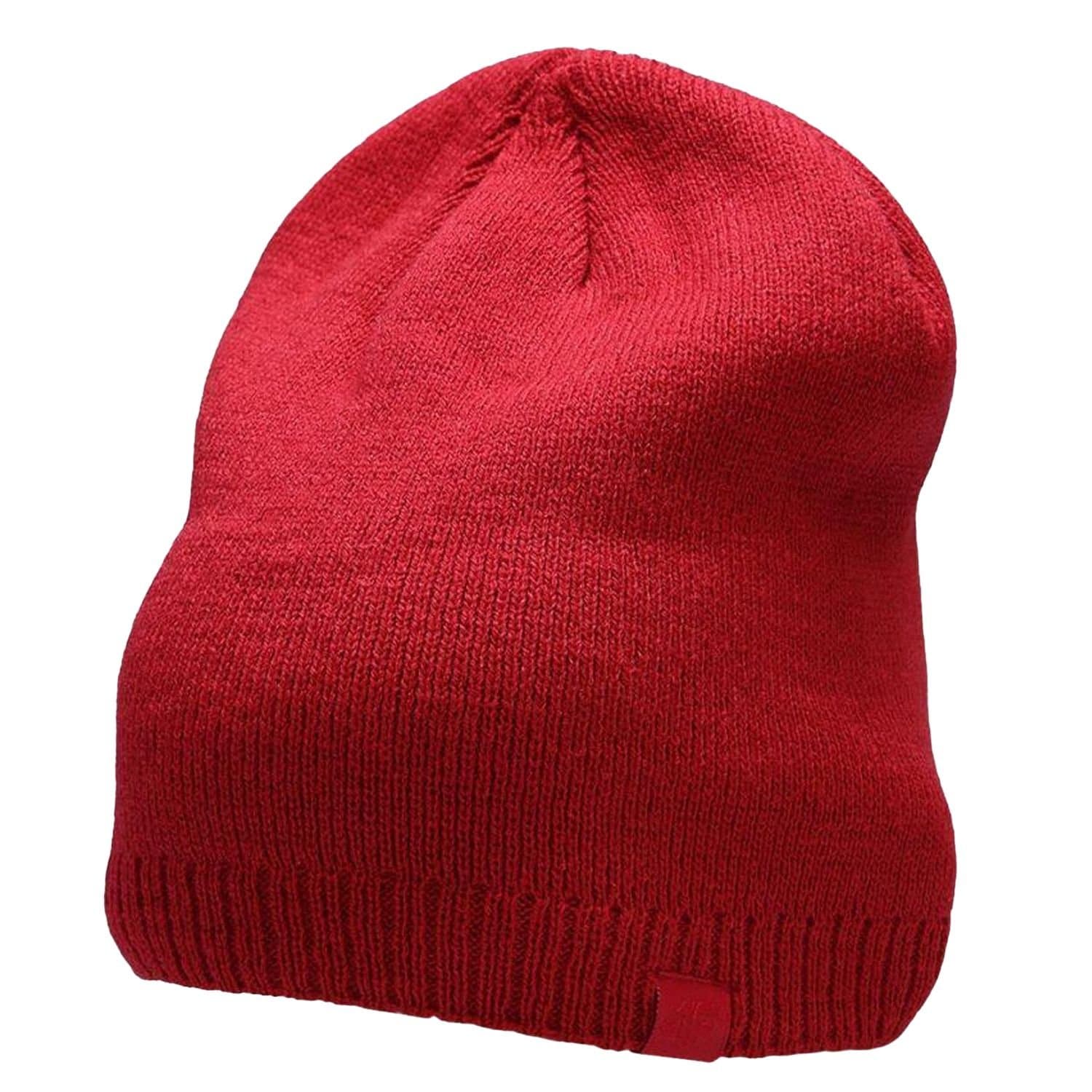 4F 4F Men's H4Z22CAD00127M Beanie in Red