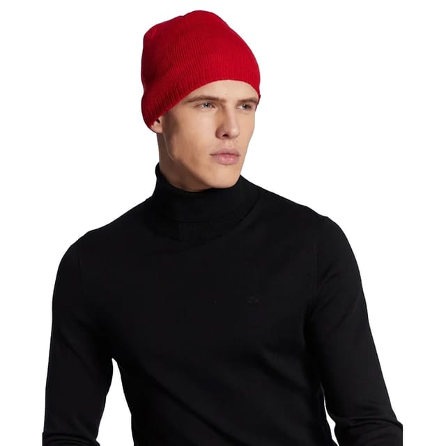 4F 4F Men's H4Z22CAD00127M Beanie in Red - 2