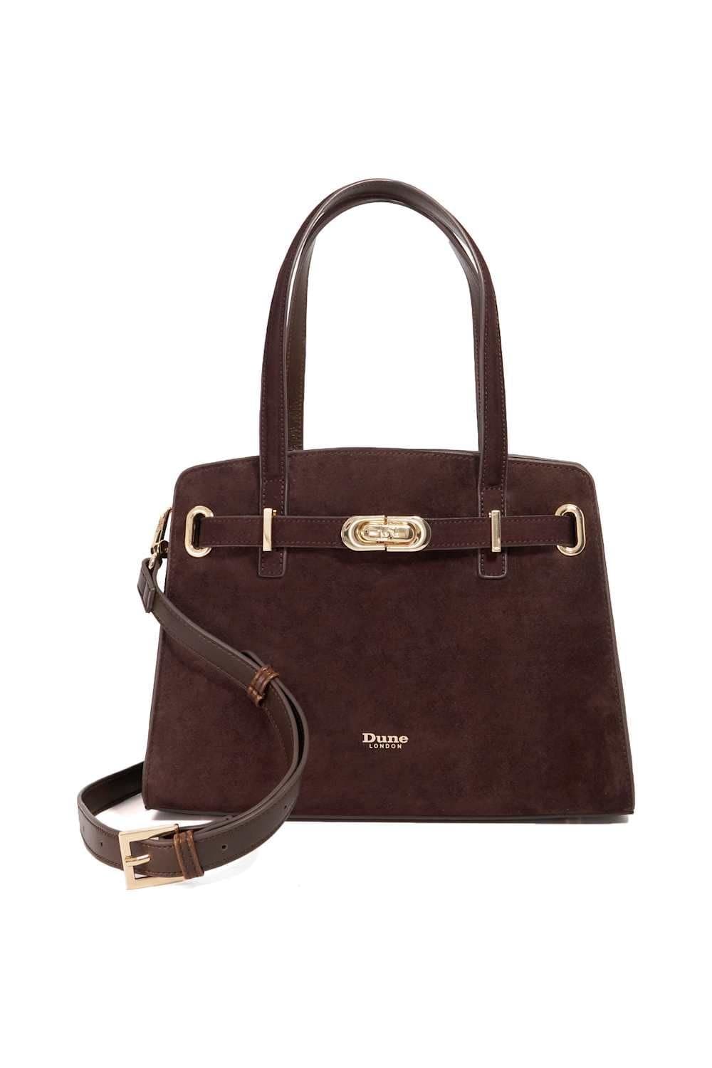 Dune London Dune London Brown Suede 'Dinidefine' Bag