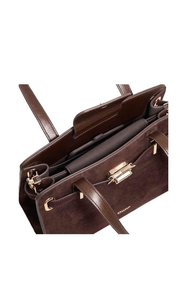 Dune London Dune London Women's 'Dinidefine' Suede Bag in Brown - 3