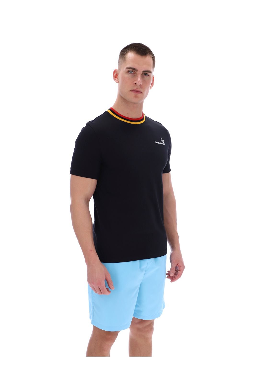 Sergio Tacchini Sergio Tacchini Men's Rainer FC T-Shirt Black - 3