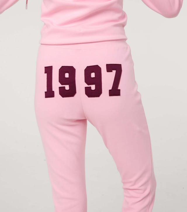 Pink Vanilla Women's Light Pink 1997 Embroidered Pin Tuck Flared Trousers Pink Vanilla New Look - 3