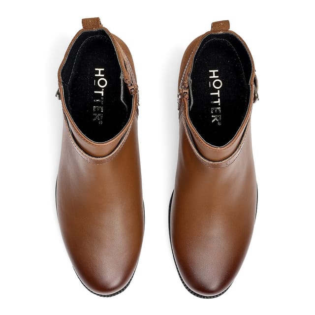 Hotter Hotter Women's 'Haydock' Ankle Boots in Tan - 3