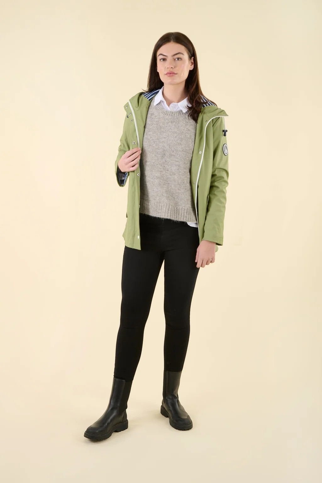 D2C D2C Women's Cruise Jacket in Light Green - 3