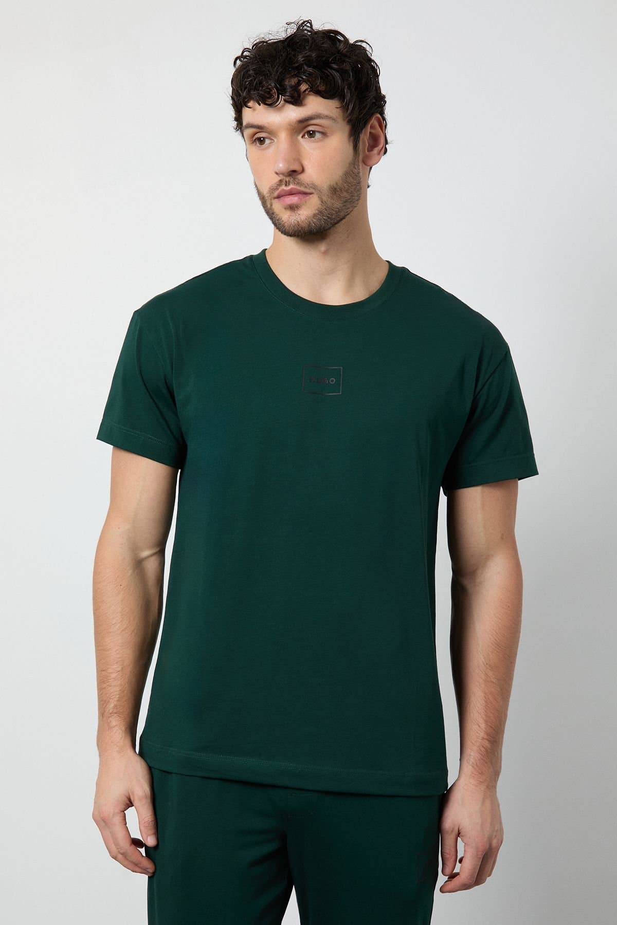 HUGO Hugo Men's Laze T-Shirt Open Green