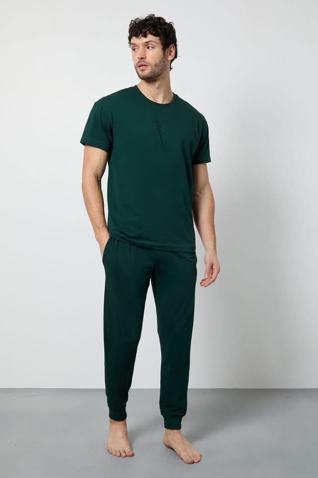 HUGO Hugo Men's Laze T-Shirt Open Green - 2