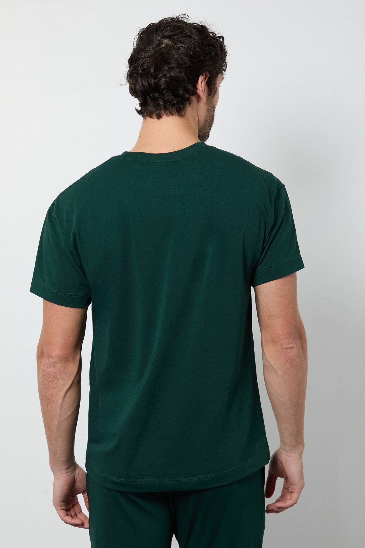 HUGO Hugo Men's Laze T-Shirt Open Green - 3