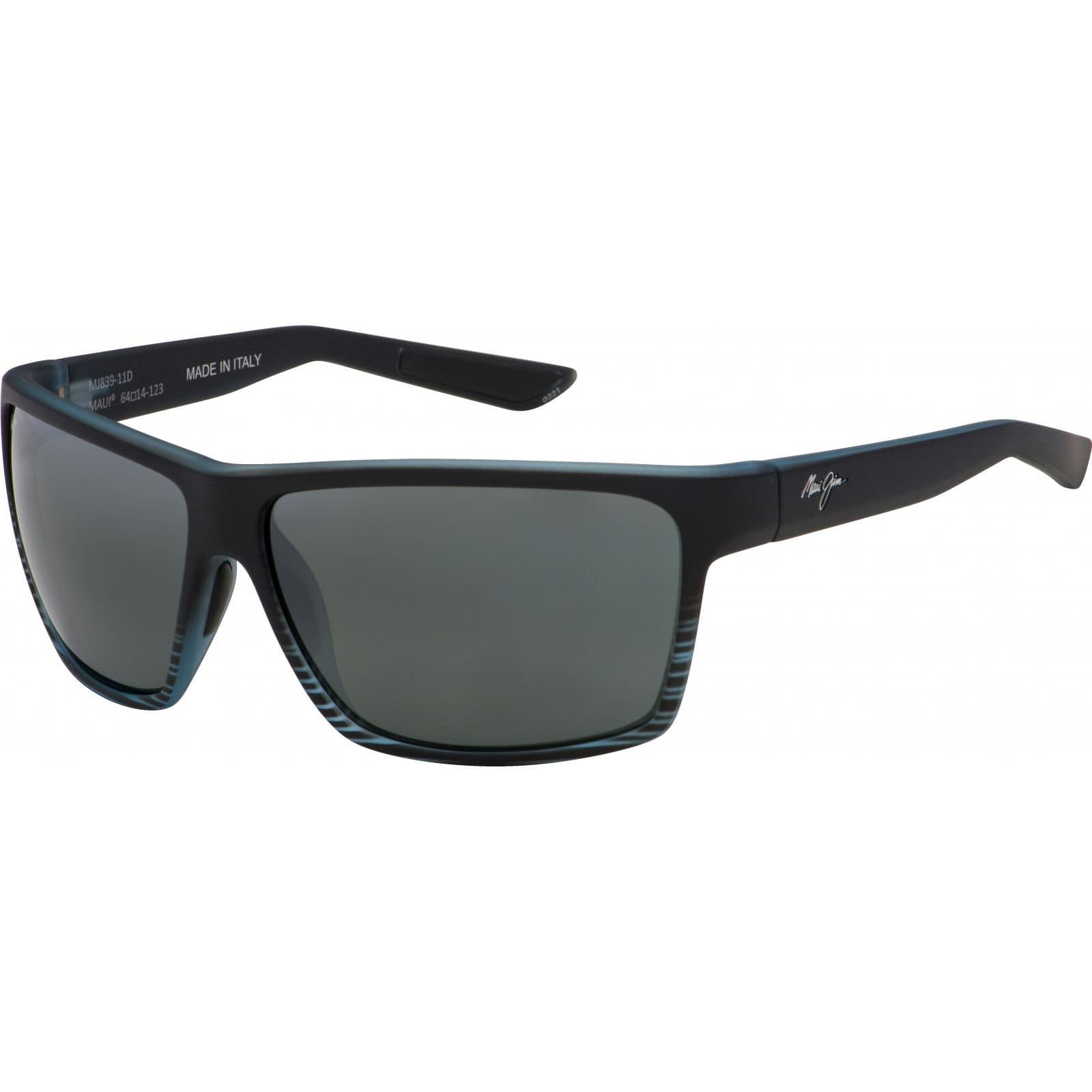 Maui Jim Maui Jim Men's 839-11D Alenuihaha Square/Rectangle Sunglasses in Black