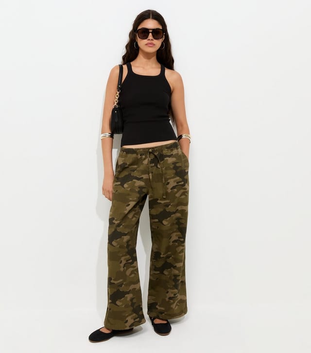 New Look Women's Black Cotton Rich Ribbed Skinny Racer Neck Vest Top New Look - 2