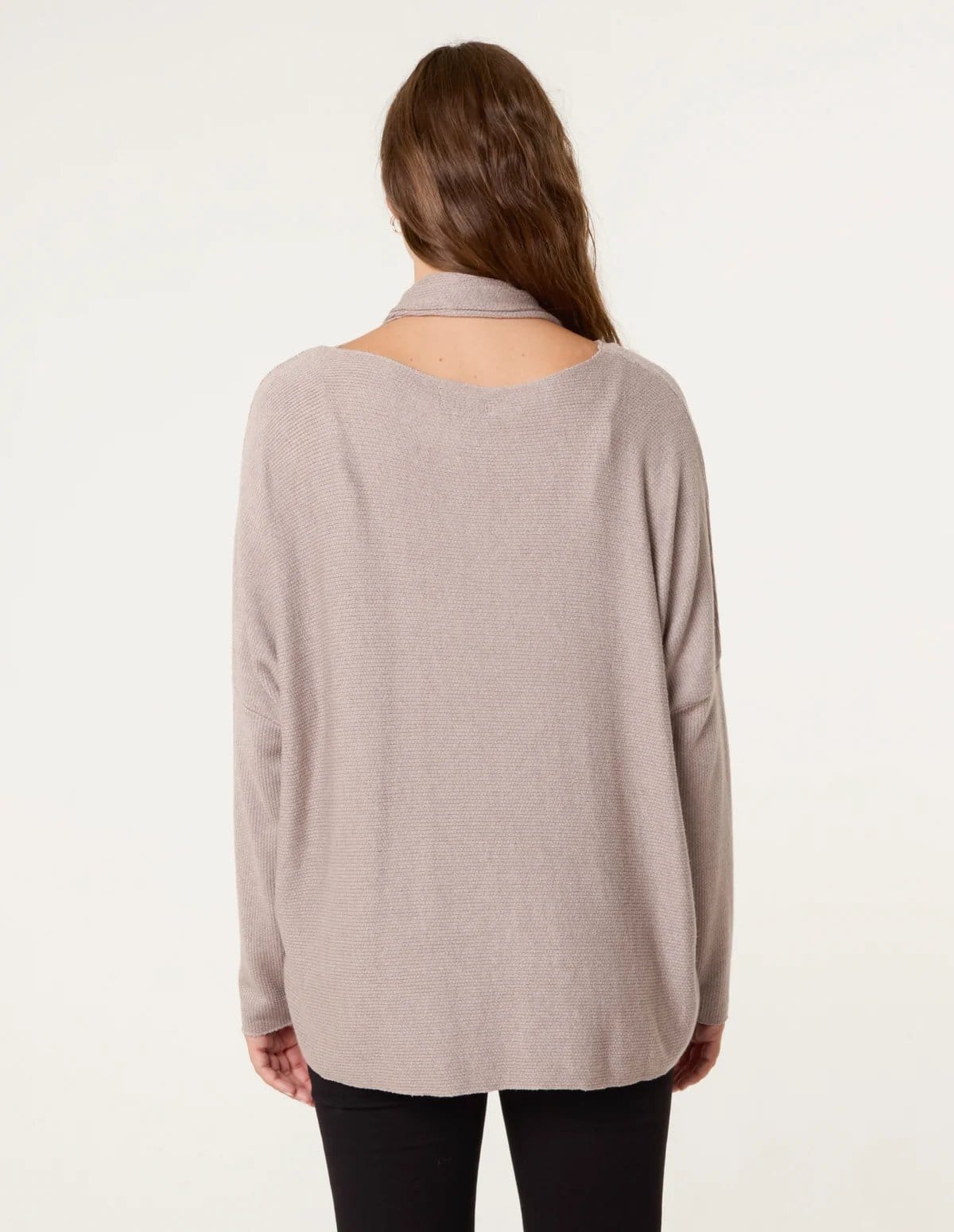 Blue Vanilla Scarf Cut And Sew 2in1 Jumper - 4