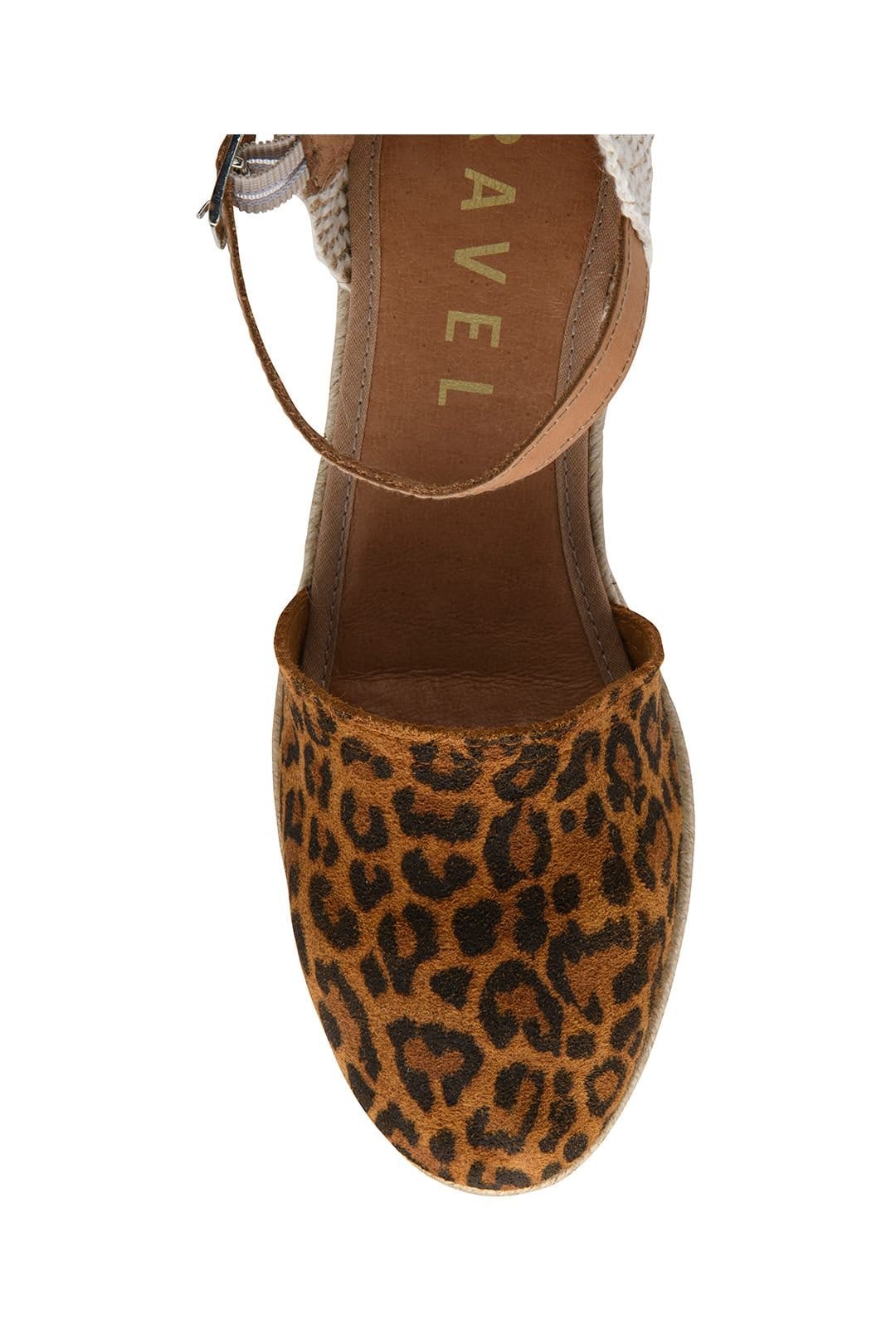Ravel Ravel Women's Leopard-Print Suede 'Fulbeck' Wedge Sandals - 4