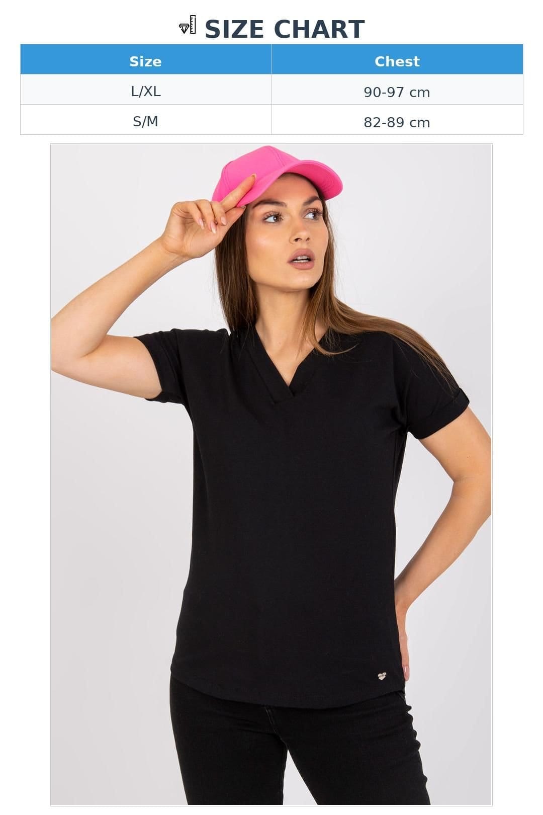 Love Lace Love Lace Women's Everyday Basic Short Sleeve T-Shirt Style 167137 in Black - 4
