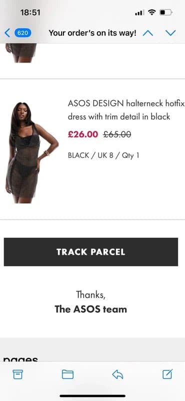 ASOS Sequin dress