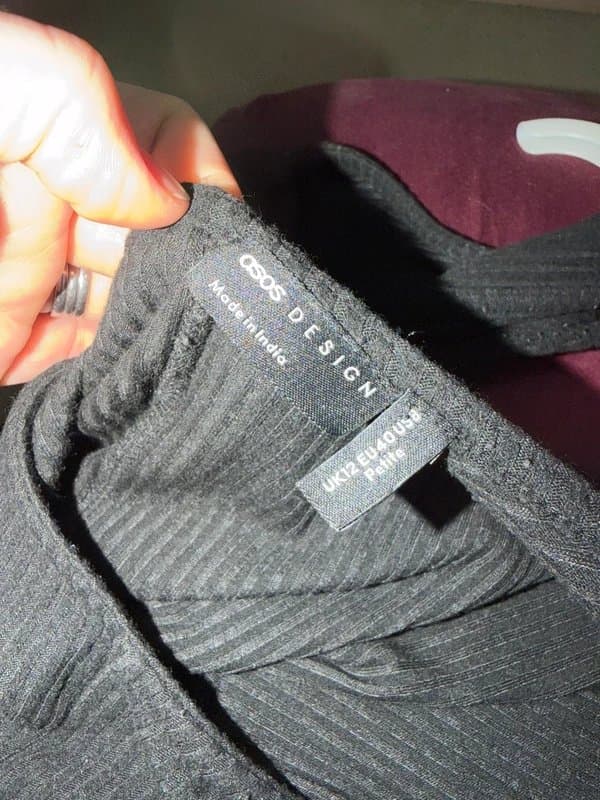 ASOS ASOs petite ribbed playsuit