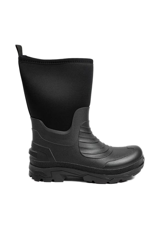 Pavers Pavers Men's Wide Fit Rugged Water Resistant Wellies in Black - 2