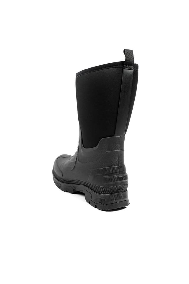 Pavers Pavers Men's Wide Fit Rugged Water Resistant Wellies in Black - 3