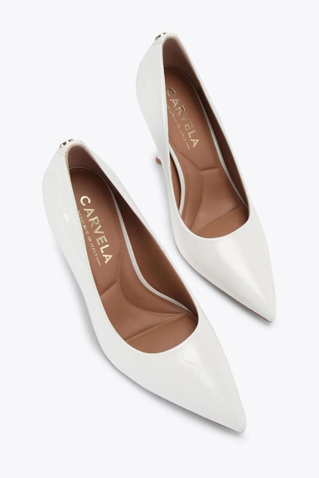 Carvela Carvela Women's 'Incanto Court' Patent Heels in White - 2