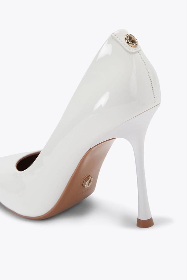 Carvela Carvela Women's 'Incanto Court' Patent Heels in White - 3
