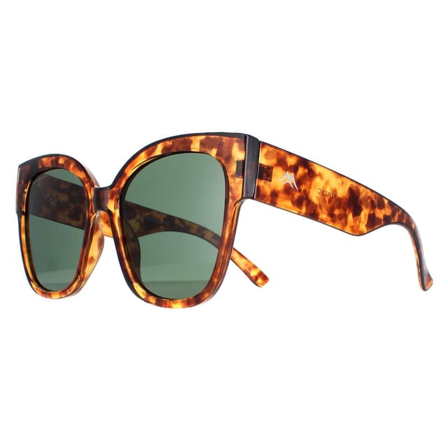 montana montana Women's Round Black Grey Sunglasses in Brown - 2