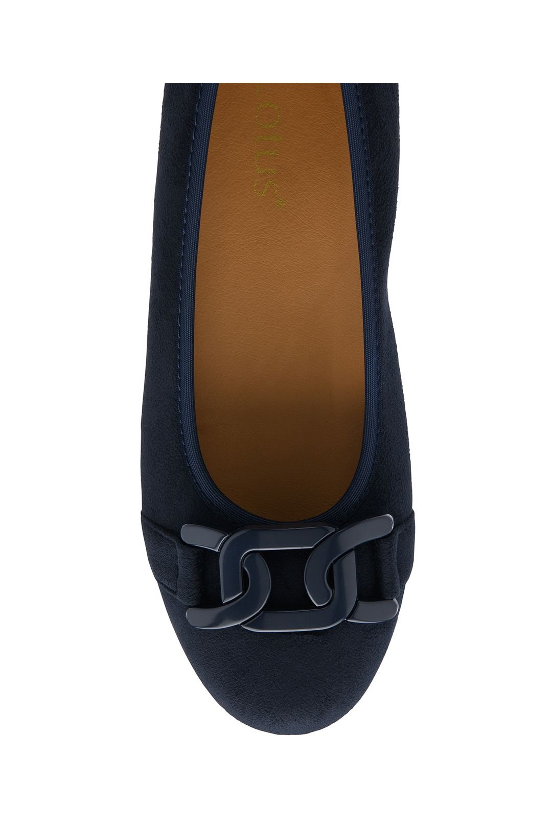 Lotus Lotus Women's 'Eleni' Textile Ballerina Shoes in Navy - 4