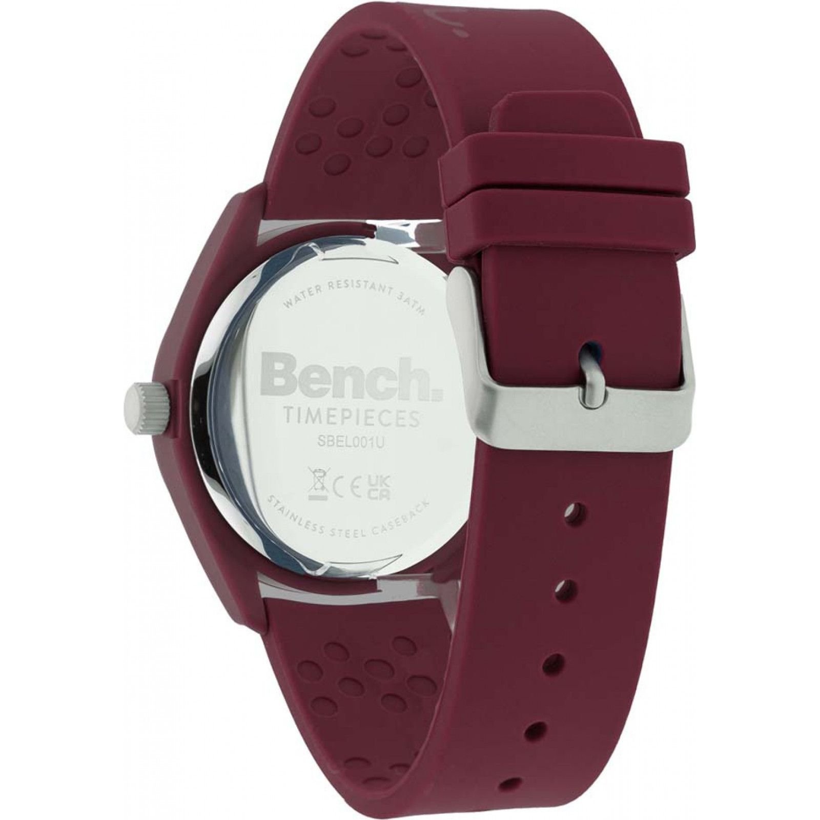 Bench Bench Men's SBEL001R 39mm Quartz Watch in Purple - 3