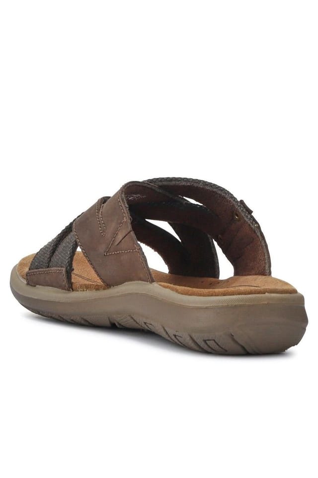 Pavers Pavers Men's Leather Mules in Brown - 3