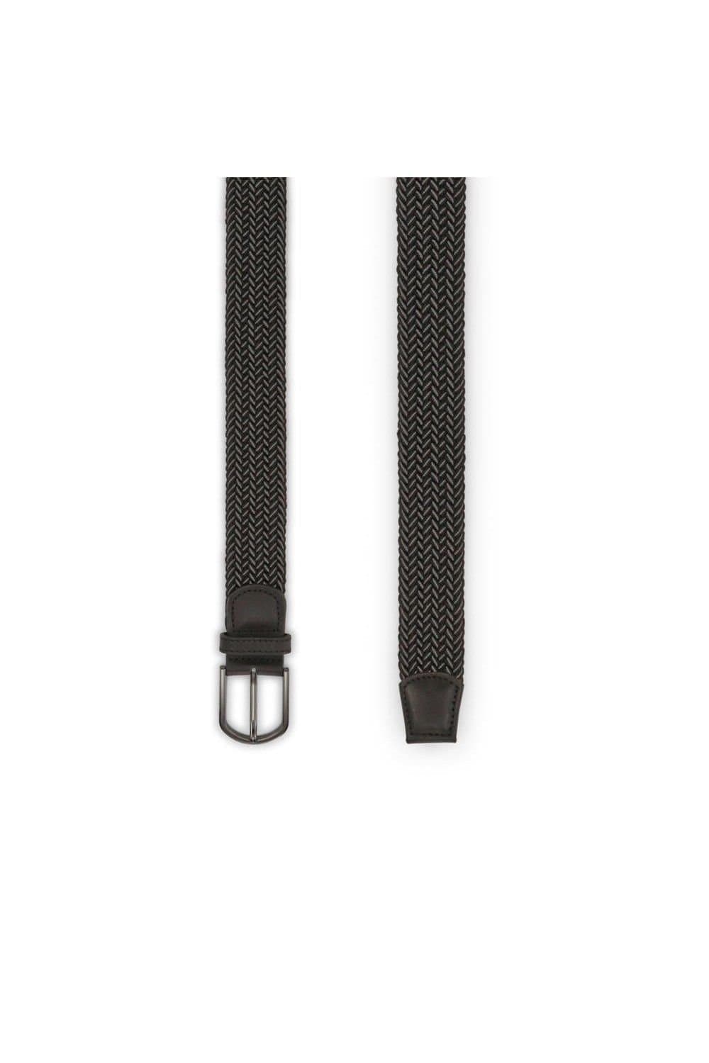 Pavers Pavers Men's Casual Fabric Belt in Black