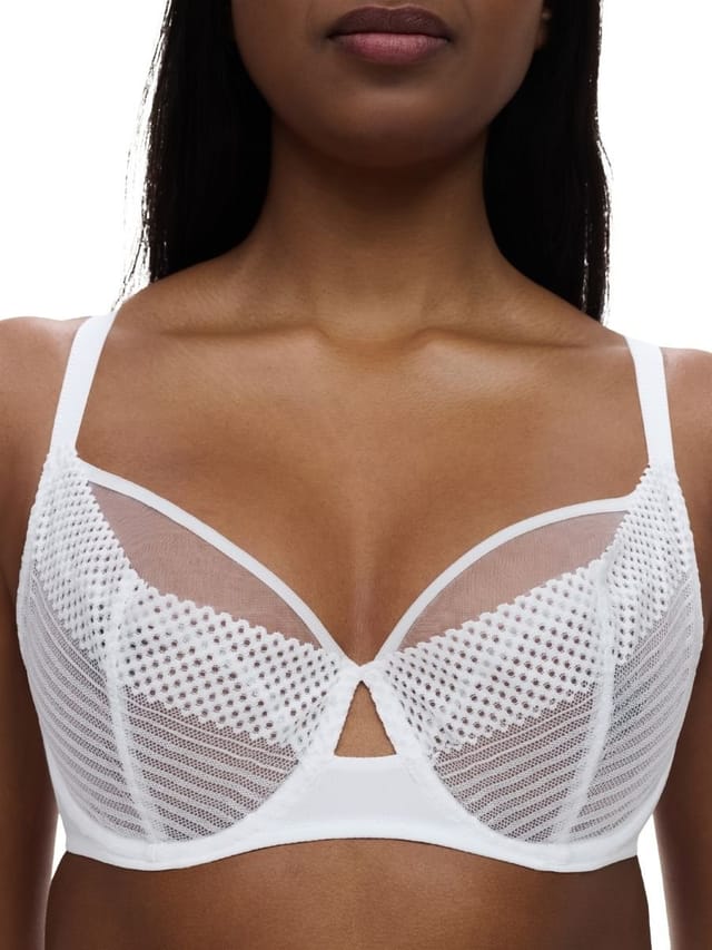 Chantelle Chantelle Women's Play Full Cup Covering Bra in White - 3