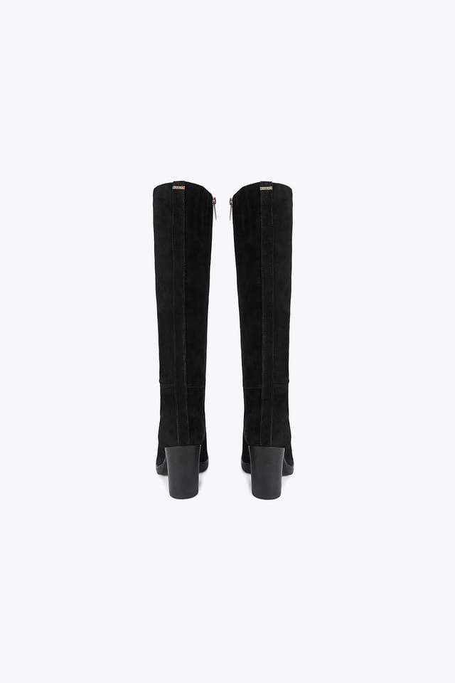 Carvela Carvela Women's 'Silver Knee' Suede Boots in Black - 3