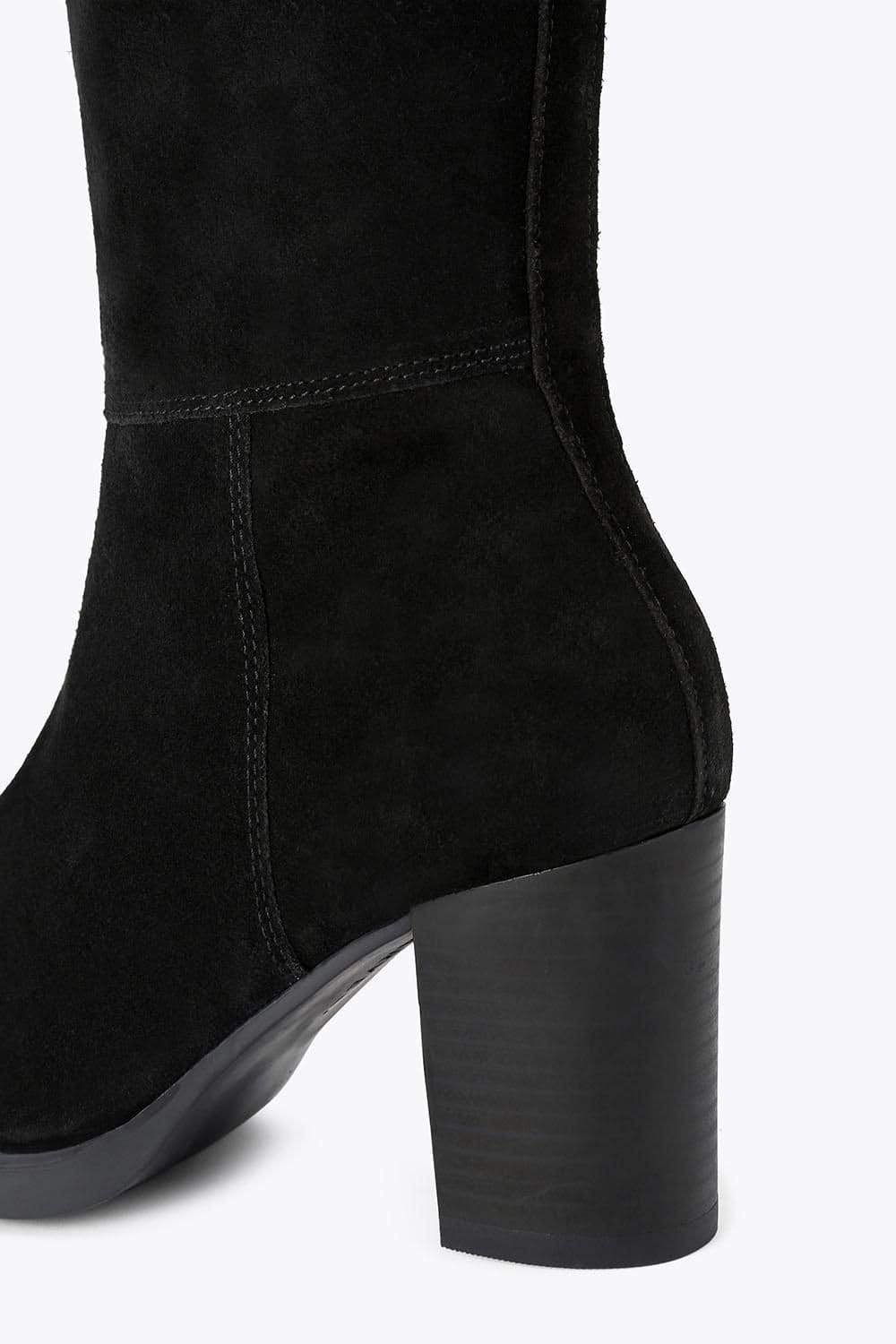 Carvela Carvela Women's 'Silver Knee' Suede Boots in Black - 4