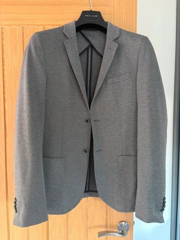 New Look Grey Men's Blazer Jacket