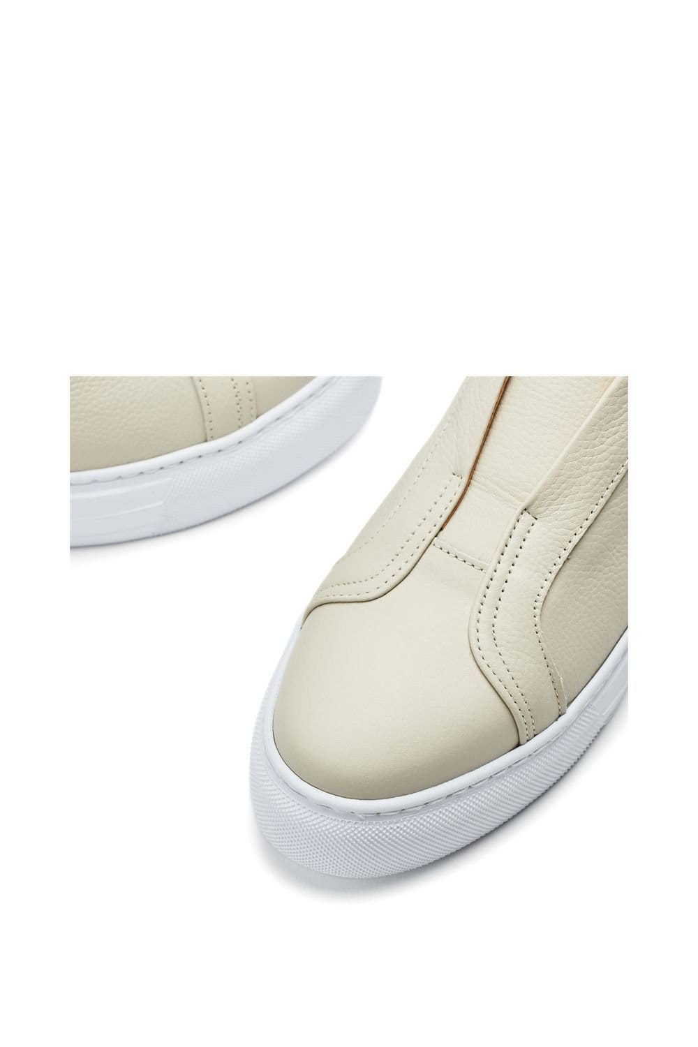 Moda In Pelle Moda In Pelle Women's 'Alber' Leather Trainers in Off-White - 4