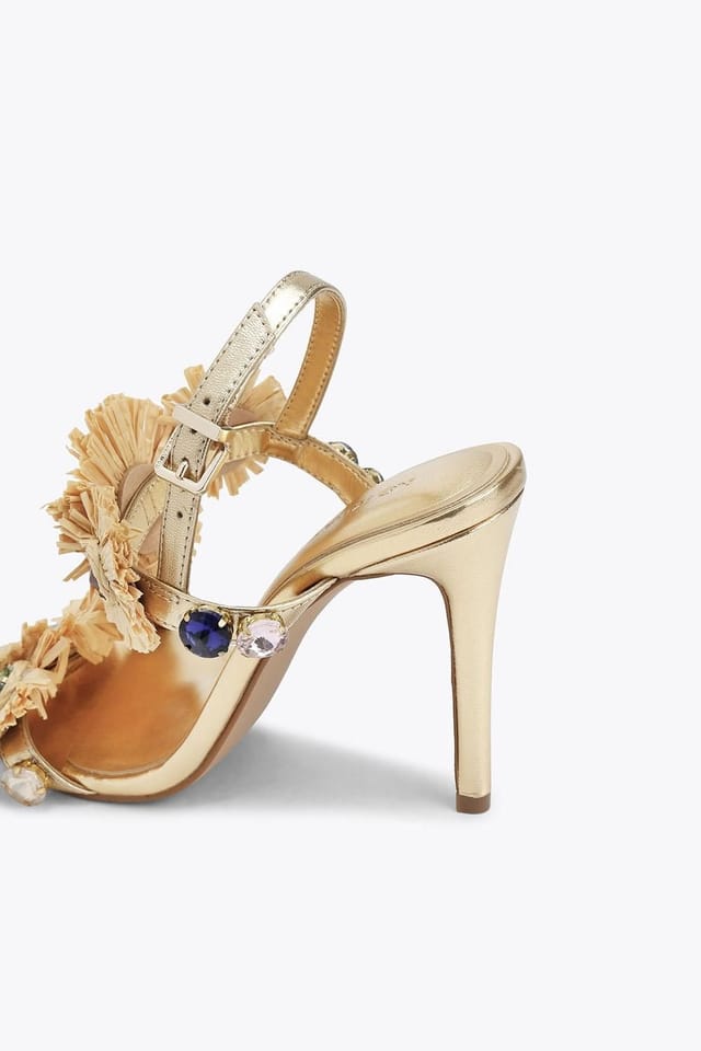 KG Kurt Geiger KG Kurt Geiger Women's 'Roxie Heel' Heels in Gold - 3