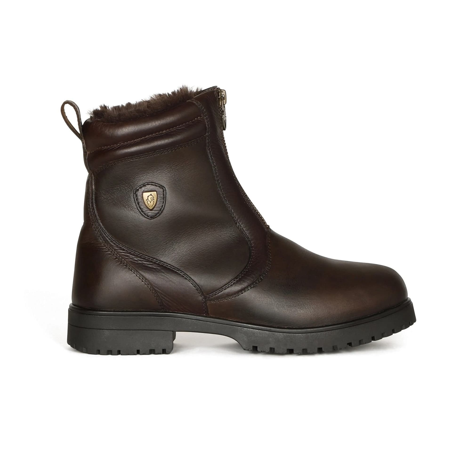 Moretta Moretta Women's Atri Zip Country Boots in Brown