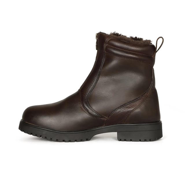 Moretta Moretta Women's Atri Zip Country Boots in Brown - 2